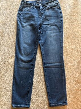 EUC Judy Blue Relaxed Jeans with Speckle Detail 7/28